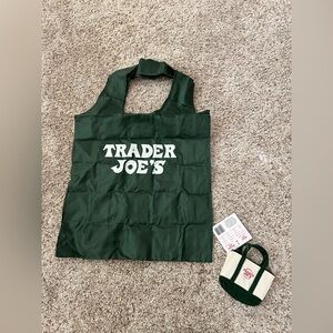 Trader Joe’s micro tote bag green